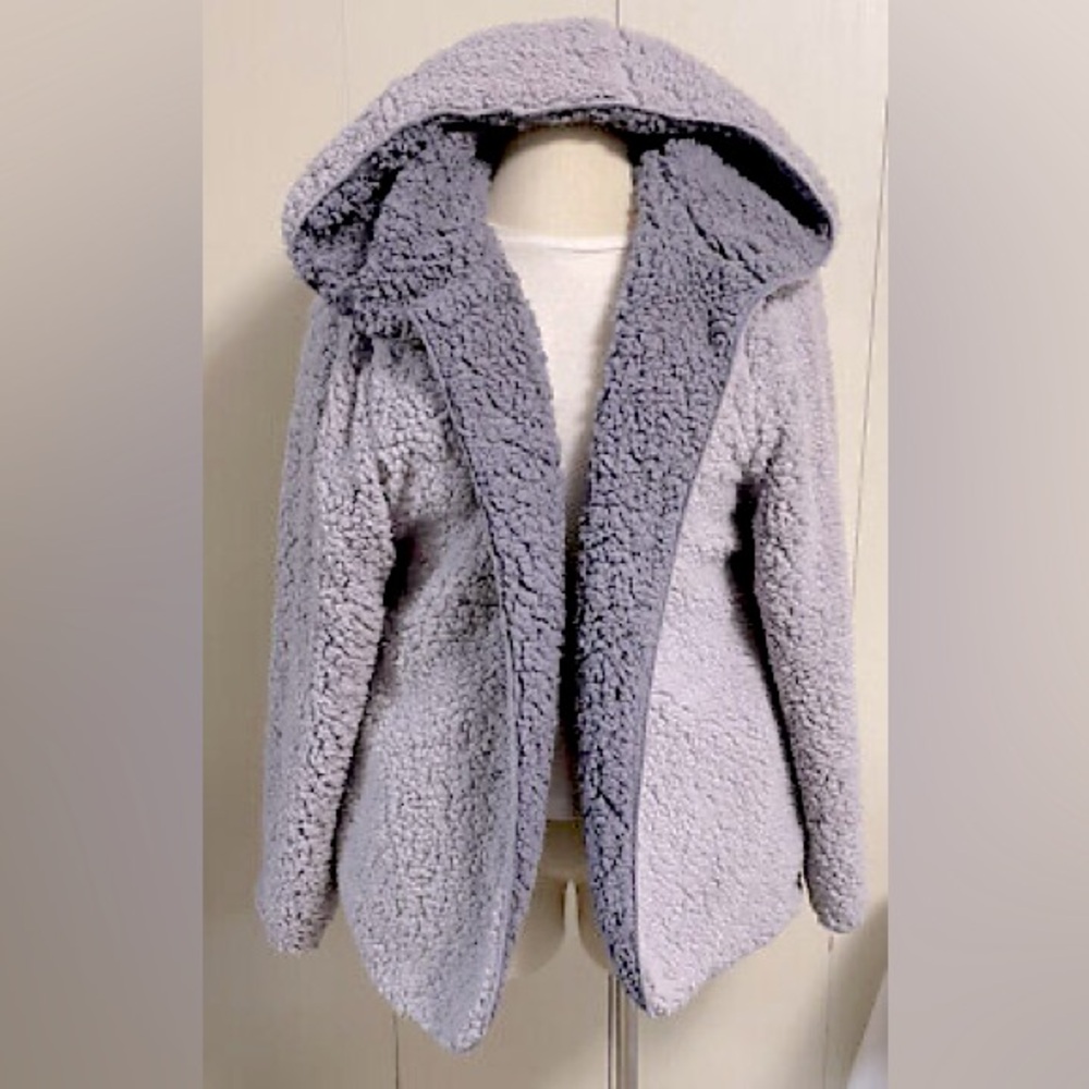 URBAN OUTFITTERS Cozy Purple Sherpa Jacket | Small | Excellent!
